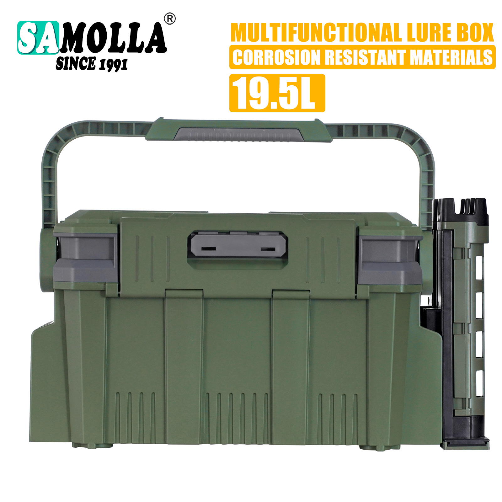 Grande caixa de pesca multifun - Fishing Kayak Crate avaliação e preço