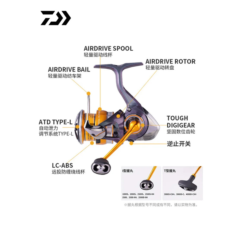 DAIWA-Regal CS LT Spinning Ree - Daiwa Reel Fuego avaliação e preço
