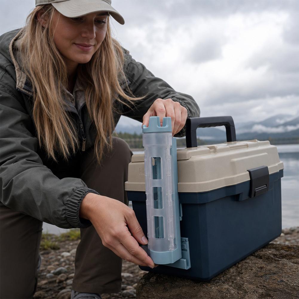 Suporte para vara de pesca, co - Fishing Kayak Crate avaliação e preço